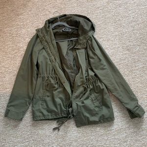 Ambiance green cargo style jacket